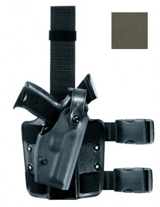 Safariland 6004 SLS Tactical Holster w/Dbl Leg Straps Sig Sauer P220R P226R w/SF X400 4.41in. OD Green Right Hand - Safariland