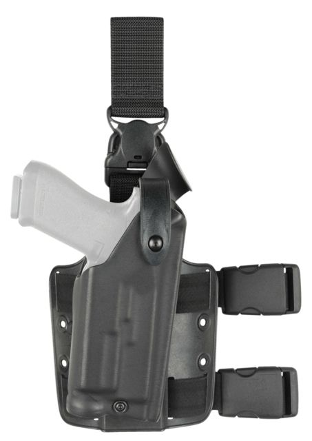 Safariland  SLS Tactical w/ Quick Release Leg Harness Holster FN Government Left Hand STX Tactical Black - Safariland