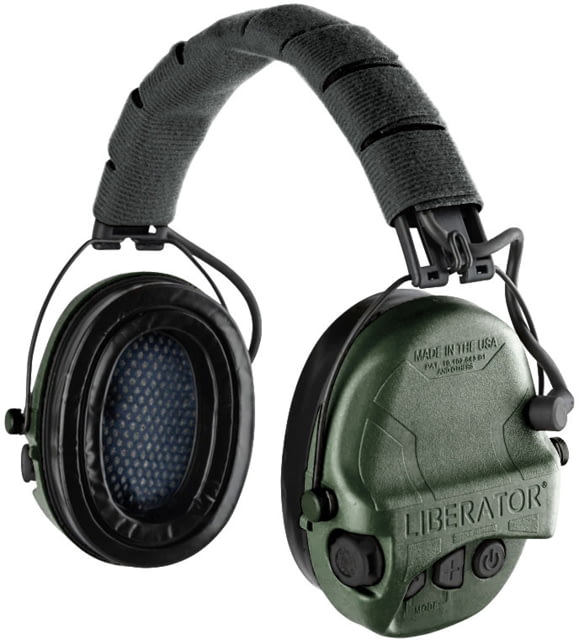 Safariland - TCI Liberator Hearing Protection with Adaptive Over-the-Head Suspension OD Green TCI-LIBHP-2.0-OD - Safariland