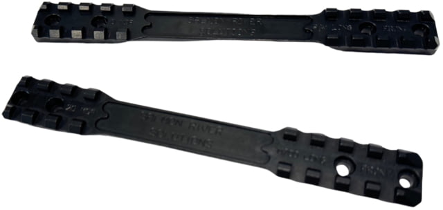 Salmon River Solutions SRS Model 700 Scope Rail Short 0 MOA Black - Salmon River Solutions