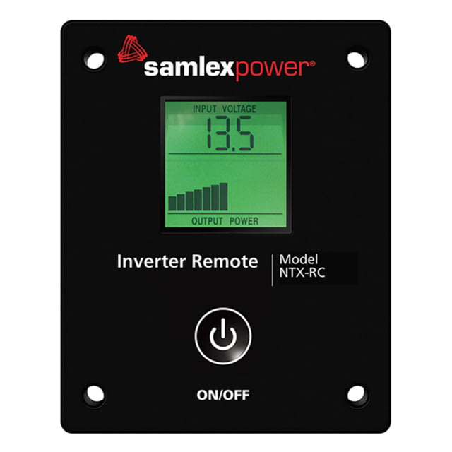 Samlex America  Remote Control w/LCD Screen f/NTX Inverters One Size - Samlex America