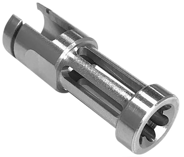 Samson Samson 04 06062 00 Flash Hider Natural Stainless Steel With 2.50 Oal .860 Diameter For Ruger 10 22