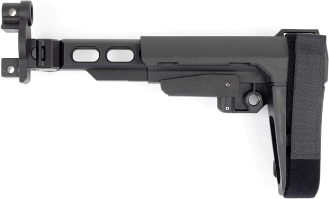 Samson B.R.E. MP5K End Cap Folding Bufferless Receiver Extension Ambidextrous Black - Samson