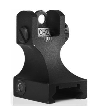 USED Samson Top Mounted Deployable Rear Sight Black - Samson