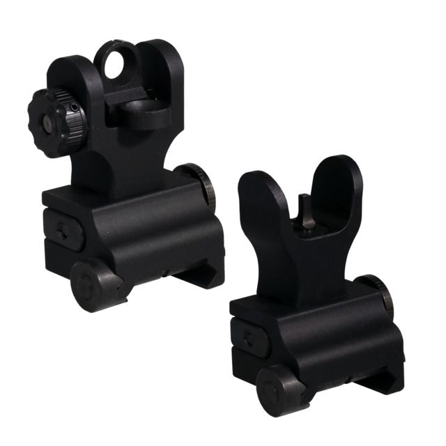 Samson Top Mounted Deployable Front and Rear Sight Black QF-A2-SP PKG - Samson Manufacturing