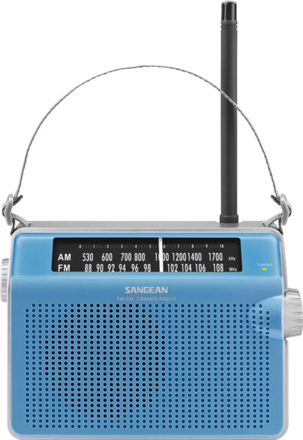 Sangean AM/FM Analog Tuning Radio Excellent Audio & Reception Tone Control - Sangean