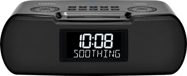 Sangean FM-RBDS / AM / Bluetooth / Aux-in Digital Tuning Clock Radio with Sound Soother Gray - Sangean