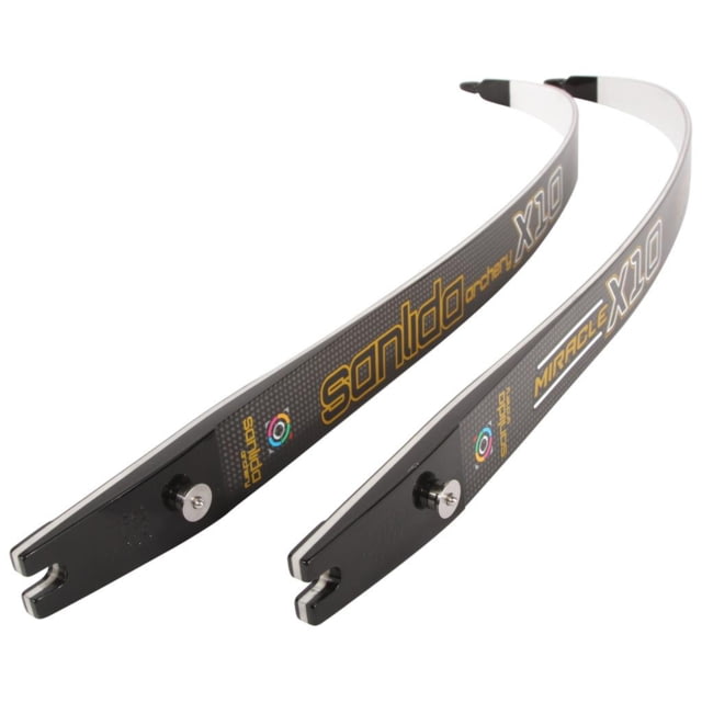 Sanlida Miracle X10 Recurve Limbs 66 in. 30 lbs Black