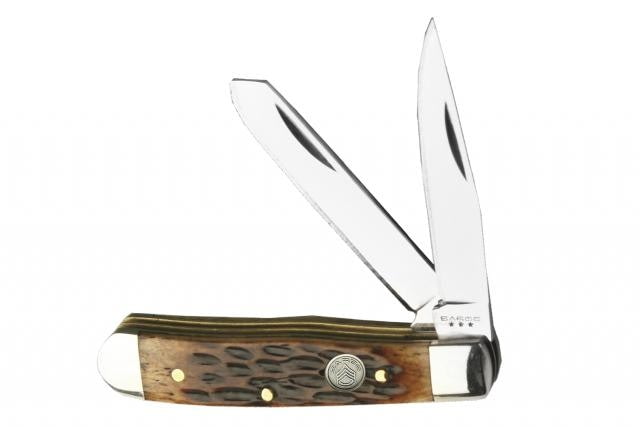 Sarge Mini Trapper - 2 Blade Jigged Bone Folder - Sarge