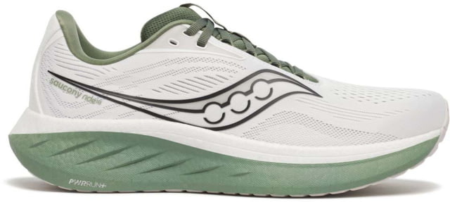 Saucony Ride 18 - Men's White/Olivine 8.5