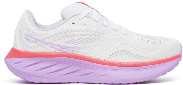 Saucony Ride 18 - Women's White/Coral 7