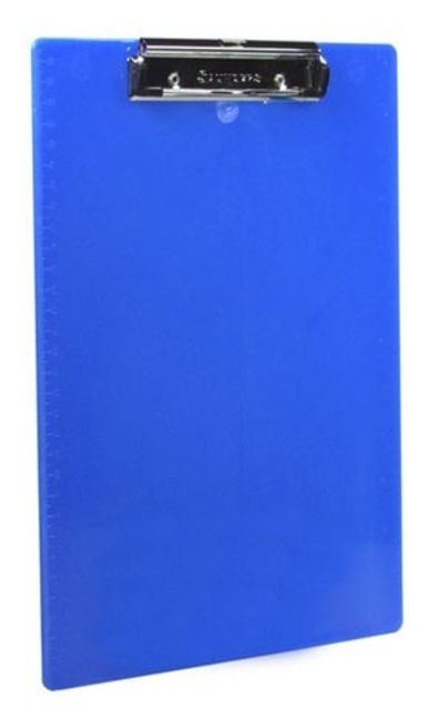 Saunders Plastic Clipboard Cobalt