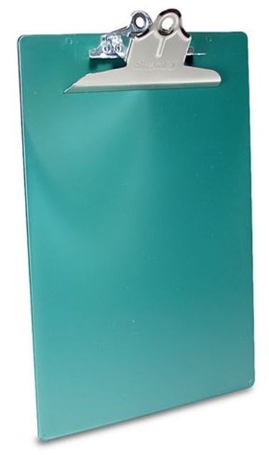 Saunders Plastic Clipboard Green