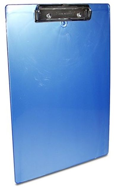 Saunders Plastic Clipboard Ice Blue - 00