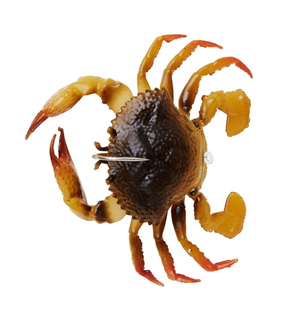 Savage Gear Toughtec Crab Soft Bait Pack of 1 1.5in Light Brown Olive
