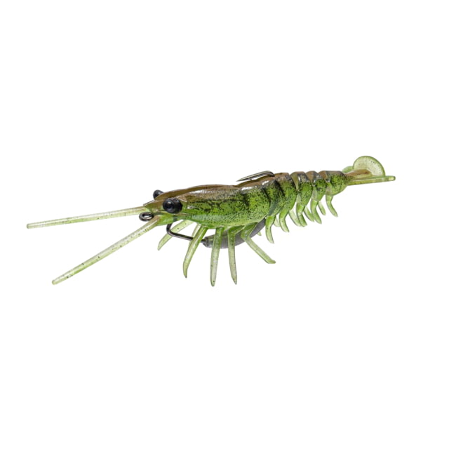 Savage Gear Manic Shrimp Weedless V2 Soft Bait Pack of 2 3in Avocado