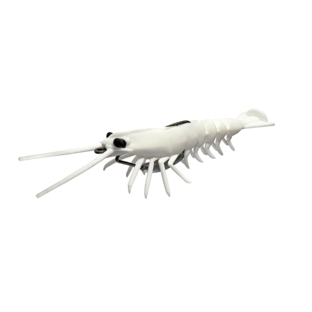 Savage Gear Manic Shrimp Weedless V2 Soft Bait Pack of 2 3.5in White