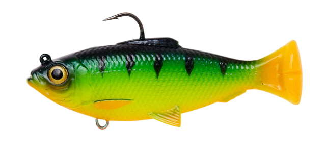 Savage Gear Pulse Tail Baitfish RTF Soft Bait Pack of 1 3in Firetiger