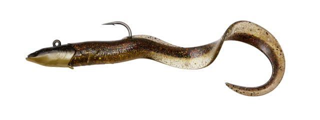Savage Gear Real Eel Swim Jig 5 1/3oz 12in Black Gold