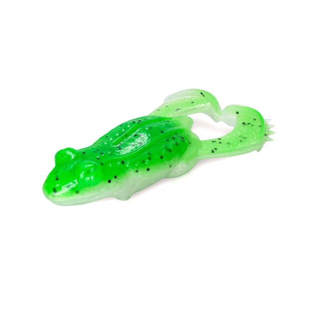Savage Gear Tough Toad Topwater Soft Bait Pack of 3 4in Green/White