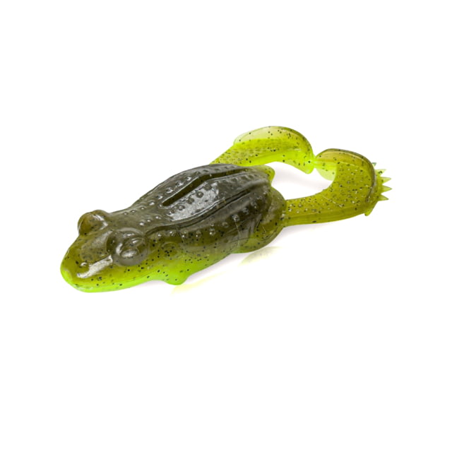 Savage Gear Tough Toad Topwater Soft Bait Pack of 3 3.5in Green Pumpkin/Chartreuse