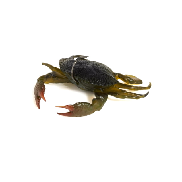 Savage Gear Toughtec Crab Soft Bait Pack of 1 0.75in Dark Brown Olive