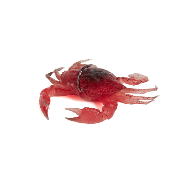Savage Gear Toughtec Crab Soft Bait Pack of 1 0.75in Crimson Crab