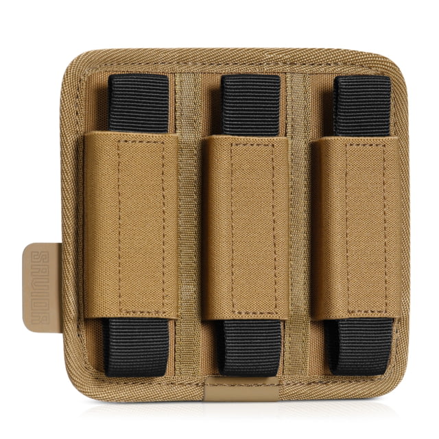 Savior Equipment 3 Slot Pistol Mag Holder Dark FDE 6.25 x 5.8 - Savior Equipment