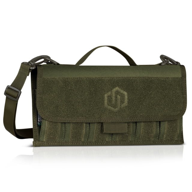 Savior Equipment 6 Slot Pistol Magazine Pouch OD Green 6in H x 12.75in W