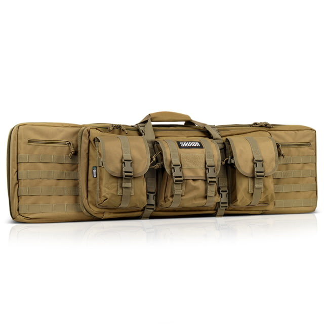 Savior Equipment American Classic Double Rifle Case Dark FDE 41in L x 12in H