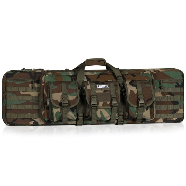 Savior Equipment American Classic Double Rifle Case M81 Woodland 35in L x 12in H