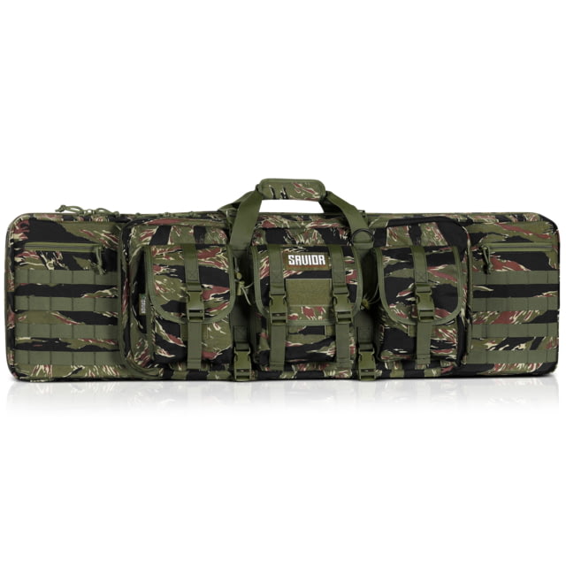 Savior Equipment American Classic Double Rifle Case Tiger Stripe 54in L x 12in H