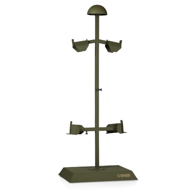US Savior Equipment H.A.B. Rack Tactical Gear Stand, Green, 53in H x 20in L x 15in D, RK-HAB-ST-OG Tech Data