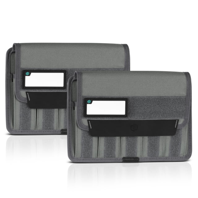 Savior Equipment Mag Buddy Pistol Magazine Pouch 2 Pack Grey 7.25in H x 10.75in W MP-FD-PISX5-2P. GS