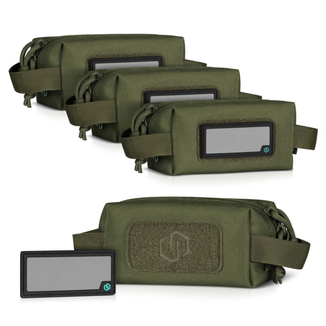 Savior Equipment Mini Loose Sac Soft Ammo Carrier 4 Pack OD Green 6.75in x 3.25in x 3in