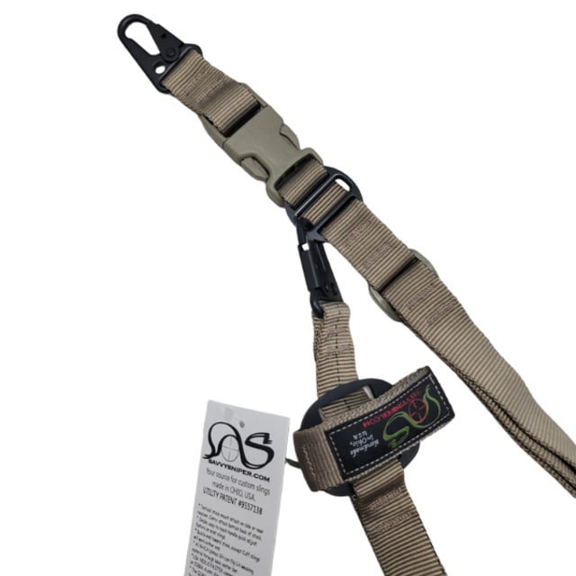 Savvy Sniper QUAD Sling Snap Hook Tan