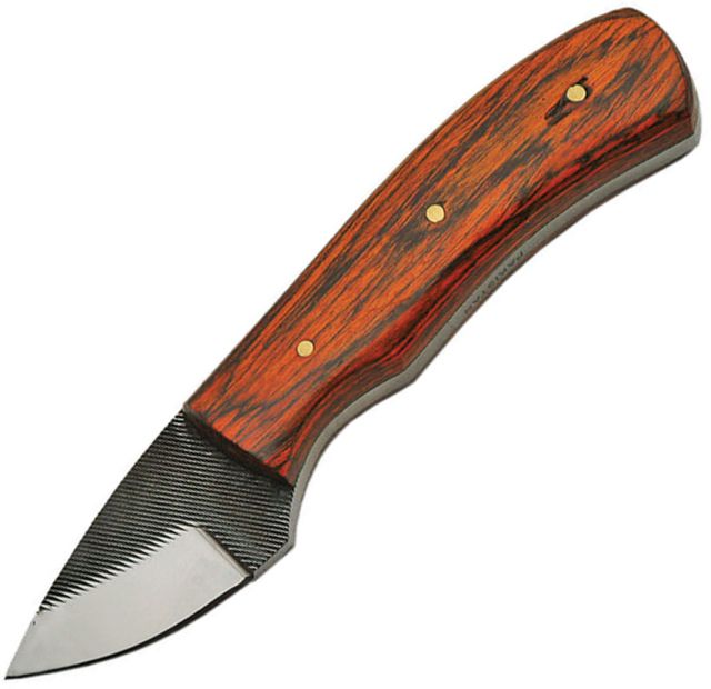 Sawmill Colorwood Hunter Fixed Blade Knife 2in Stainless Steel Standard Edge Pakkawood Handle - Sawmill