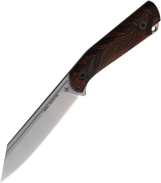 Scandinoff Nordic Protector Fixed Blade Knife 5.2in 14C28N Flat Grind G10 Handle - Scandinoff