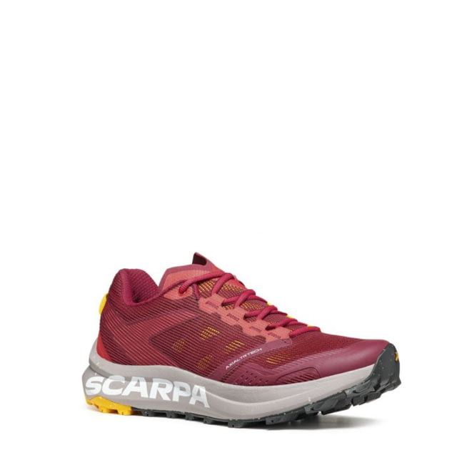 Scarpa Spin Planet Shoes - Women's Deep Red/Saffron 39