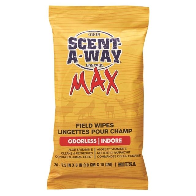 Hunters Specialties Scent-A-Way MAX Field Wipes 24pk