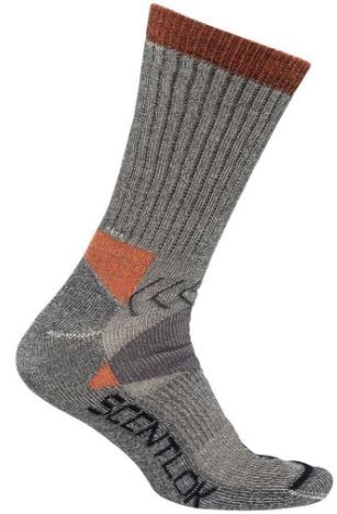 ScentLok Hiker Crew Sock Grey MD