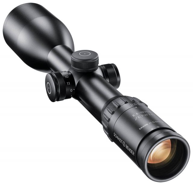 Schmidt Bender 2.5-10x56 Zenith Rifle Scope, FD9 Reticle, Black, 772-811-907 by USA Schmidt & Bender Rifle Scopes