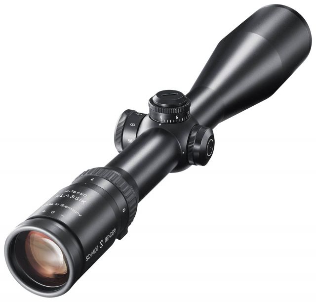 Schmidt Bender 4-16x50 Klassik Rifle Scope, P3 PH Reticle, Black, 847-811-862-30-08A23 by USA Schmidt & Bender Rifle Scopes