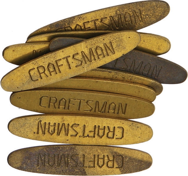 Schrade Craftsman Shield Pack Of 10 Brass Construction - Schrade