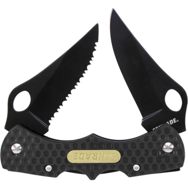 Schrade Double Lockback Clip Folder Knife - Schrade