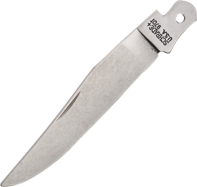 Schrade Folding Knife Blade 97OT Knives - Replacement Blades 3 3/4in Overall 3in Unsharpened Unpolished Schrade + SS Clip Blade - Schrade