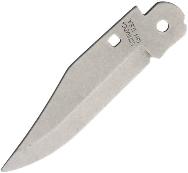 Schrade Folding Knife Blade Fixed Blade Knife 2.25in Clip Point Unsharpened - Schrade