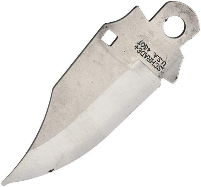 Schrade Folding Knife Blade Unsharpened 2.5in Clip Point Blade Schrade Stamp - Schrade