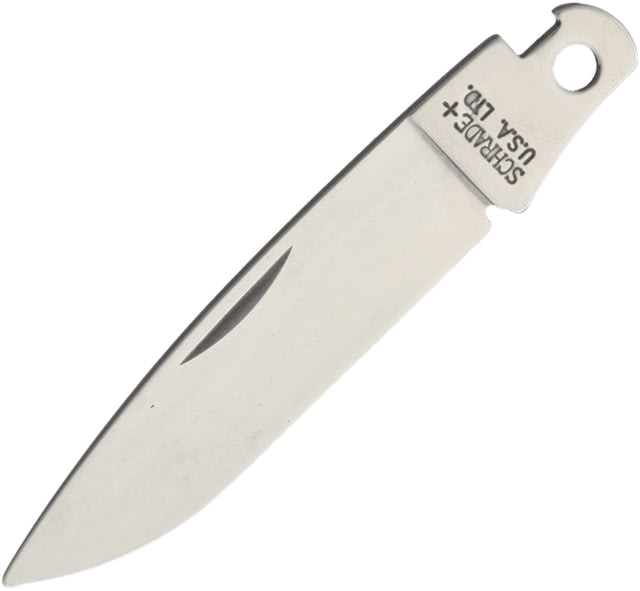 Schrade Folding Knife Blade Unsharpened 2.5in Drop Point Blade - Schrade