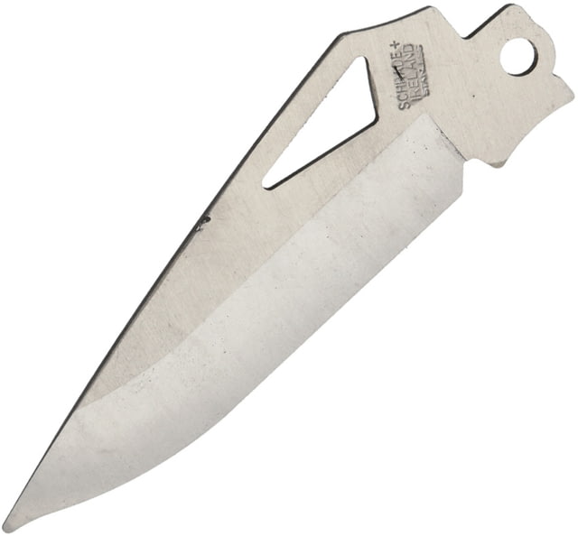 Schrade Folding Knife Blade Unsharpened 3in Standard Edge with Thumb Slot - Schrade